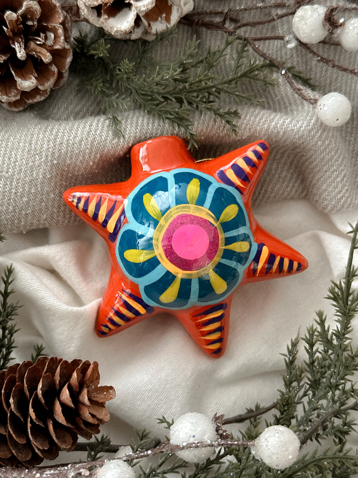 PRE-ORDER "Estrellas" Christmas Ornament (SHIPS IN APPROX. 6-12 WEEKS)