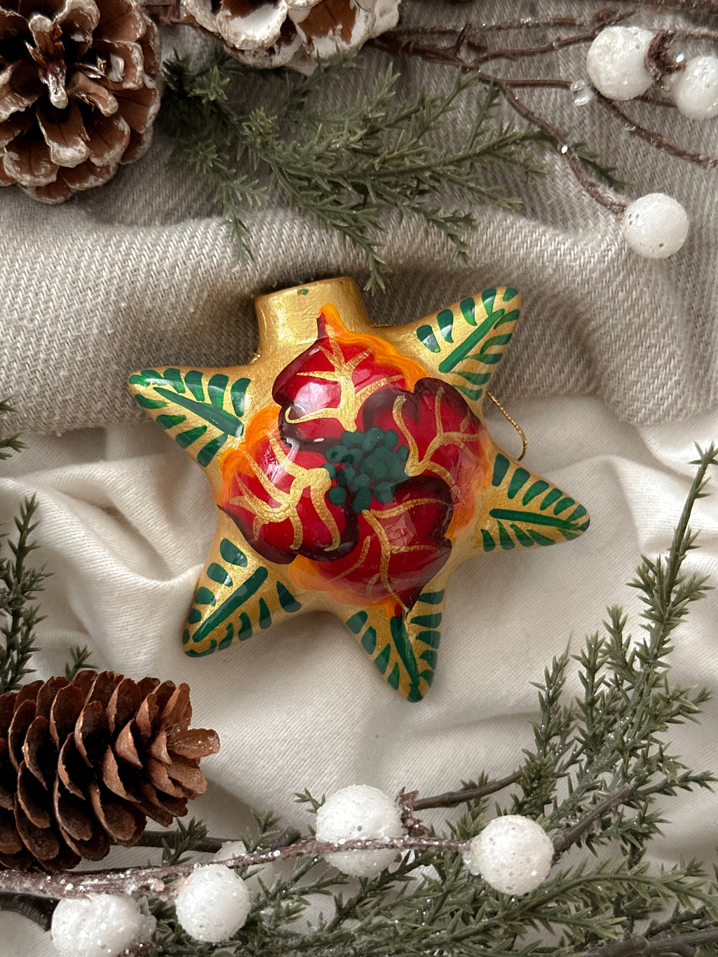 PRE-ORDER "Estrellas" Christmas Ornament (SHIPS IN APPROX. 6-12 WEEKS)