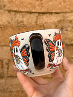 PRE-ORDER Butterfly Ghost Mug And Plate Set (SHIPS IN APPROX. 6-12 WEEKS)