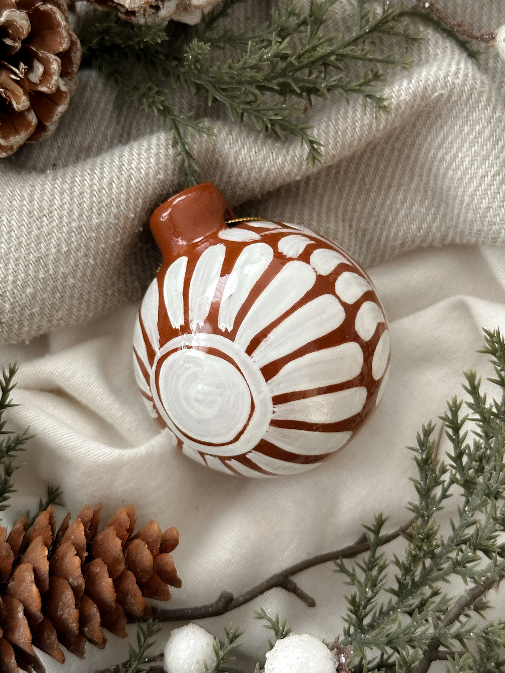 PRE-ORDER "Flowers" Christmas Ornament (SHIPS IN APPROX. 6-12 WEEKS)