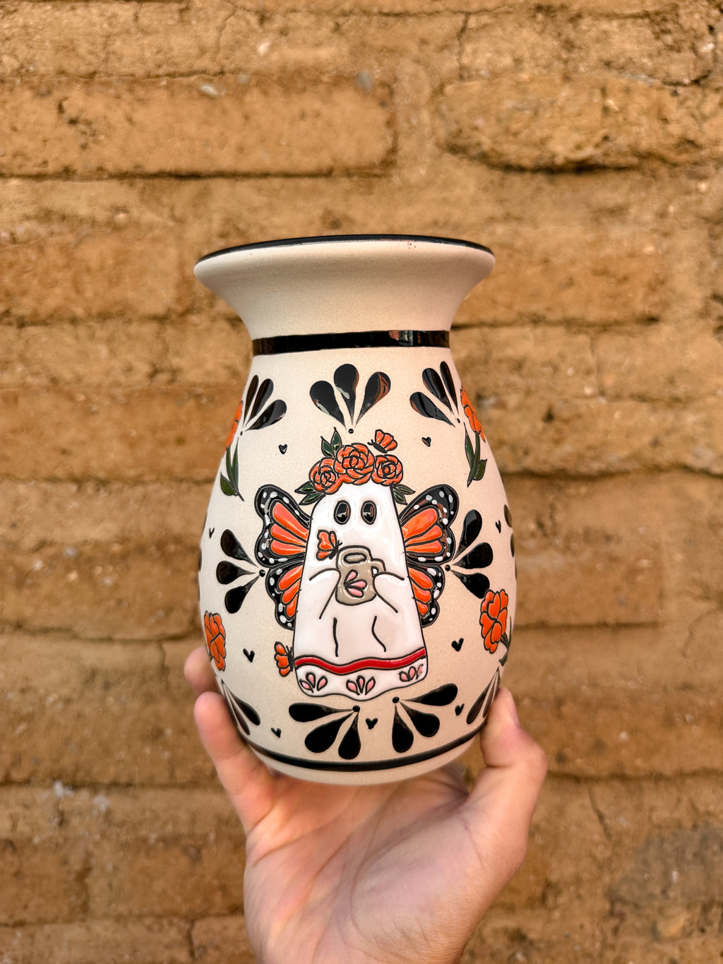 PRE-ORDER Butterfly Ghost Flower Vase (SHIPS IN APPROX. 6-12 WEEKS)