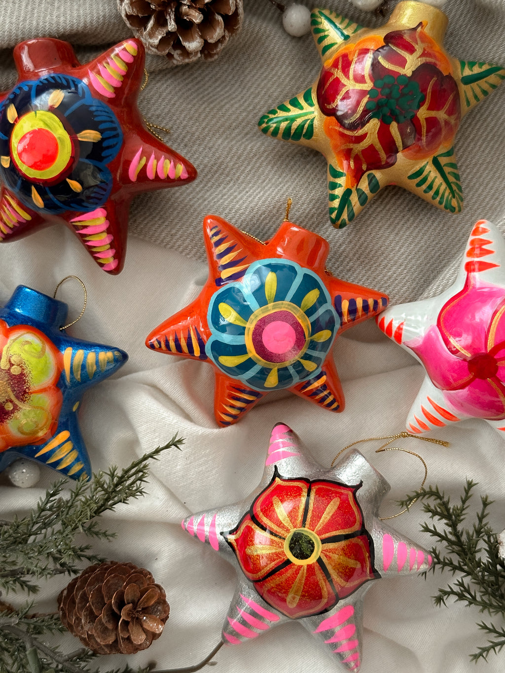PRE-ORDER "Estrellas" Christmas Ornament (SHIPS IN APPROX. 6-12 WEEKS)
