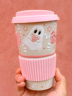 PRE-ORDER Ghosts and Conchas Travel Mug (SHIPS IN APPROX. 6-12 WEEKS)