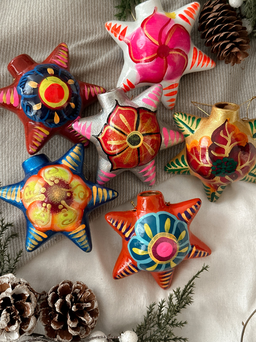 PRE-ORDER "Estrellas" Christmas Ornament (SHIPS IN APPROX. 6-12 WEEKS)