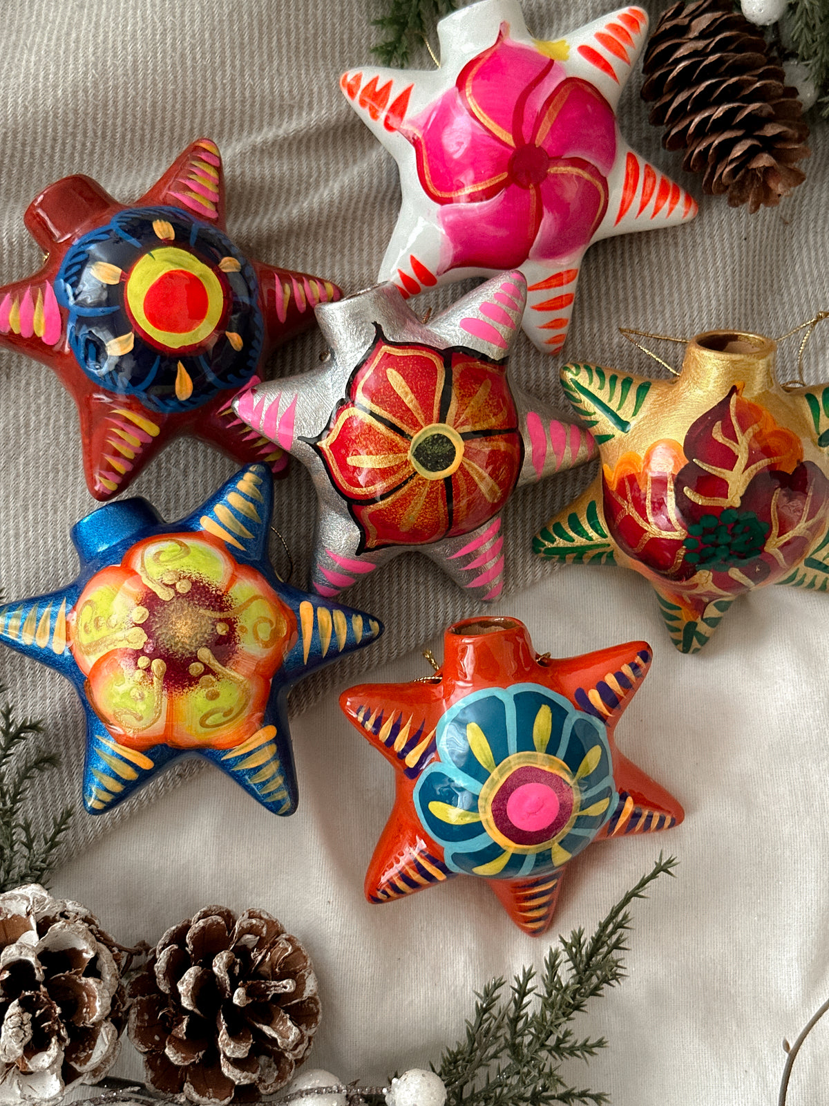 PRE-ORDER "Estrellas" Christmas Ornament (SHIPS IN APPROX. 6-12 WEEKS)