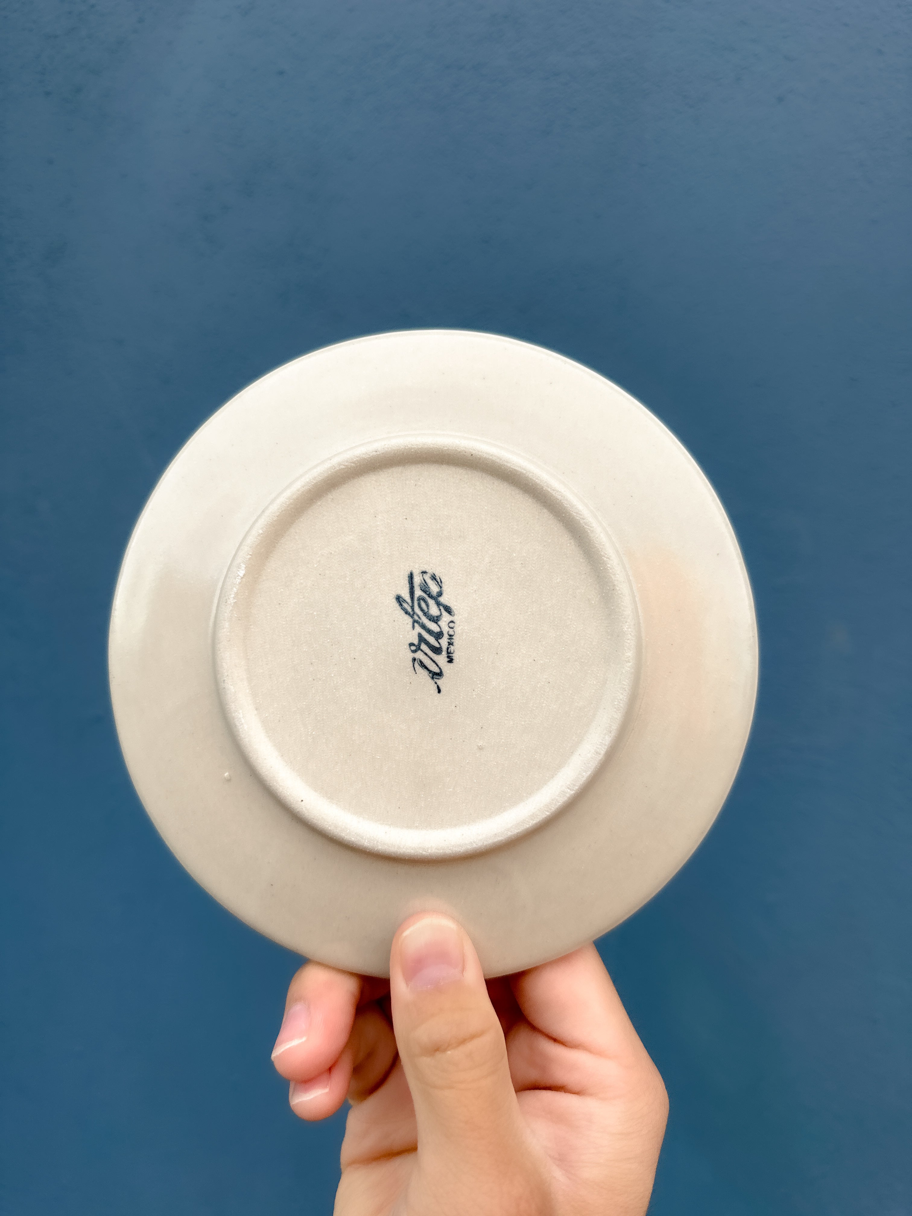 PRE-ORDER Blue Butterflies Dessert Plate (SHIPS IN APPROX. 6-12 WEEKS)