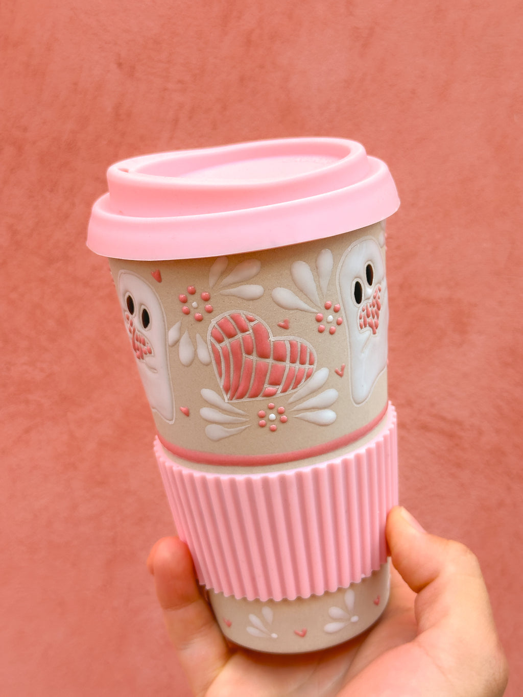 PRE-ORDER Ghosts and Conchas Travel Mug (SHIPS IN APPROX. 6-12 WEEKS)