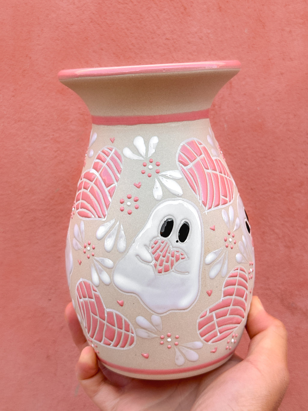 PRE-ORDER Ghosts and Conchas Flower Vase (SHIPS IN APPROX. 6-12 WEEKS)