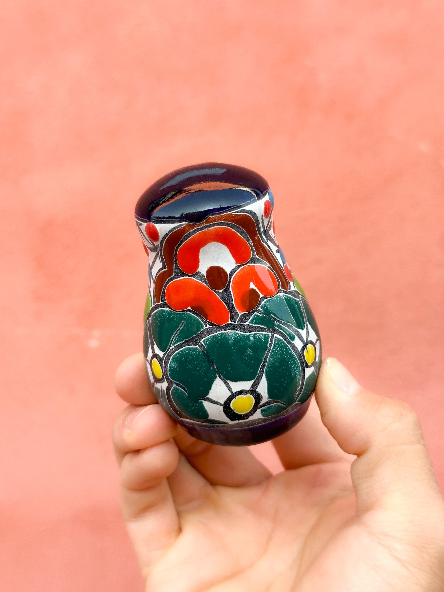 PRE-ORDER Colorful Talavera Salt Shaker (SHIPS IN APPROX. 6-12 WEEKS)