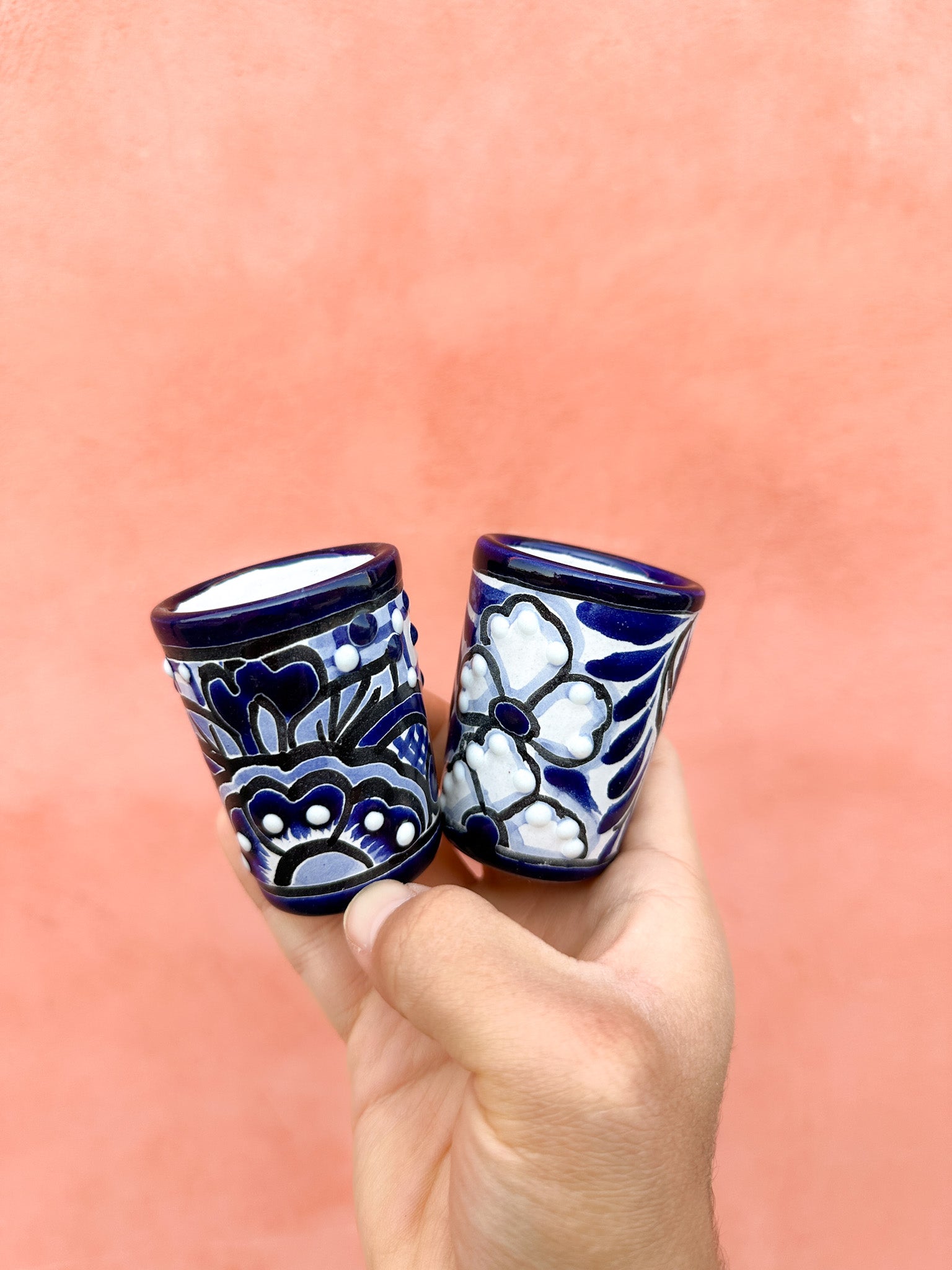 PRE-ORDER Colorful Talavera Shot Glass (SHIPS IN APPROX. 6-12 WEEKS)