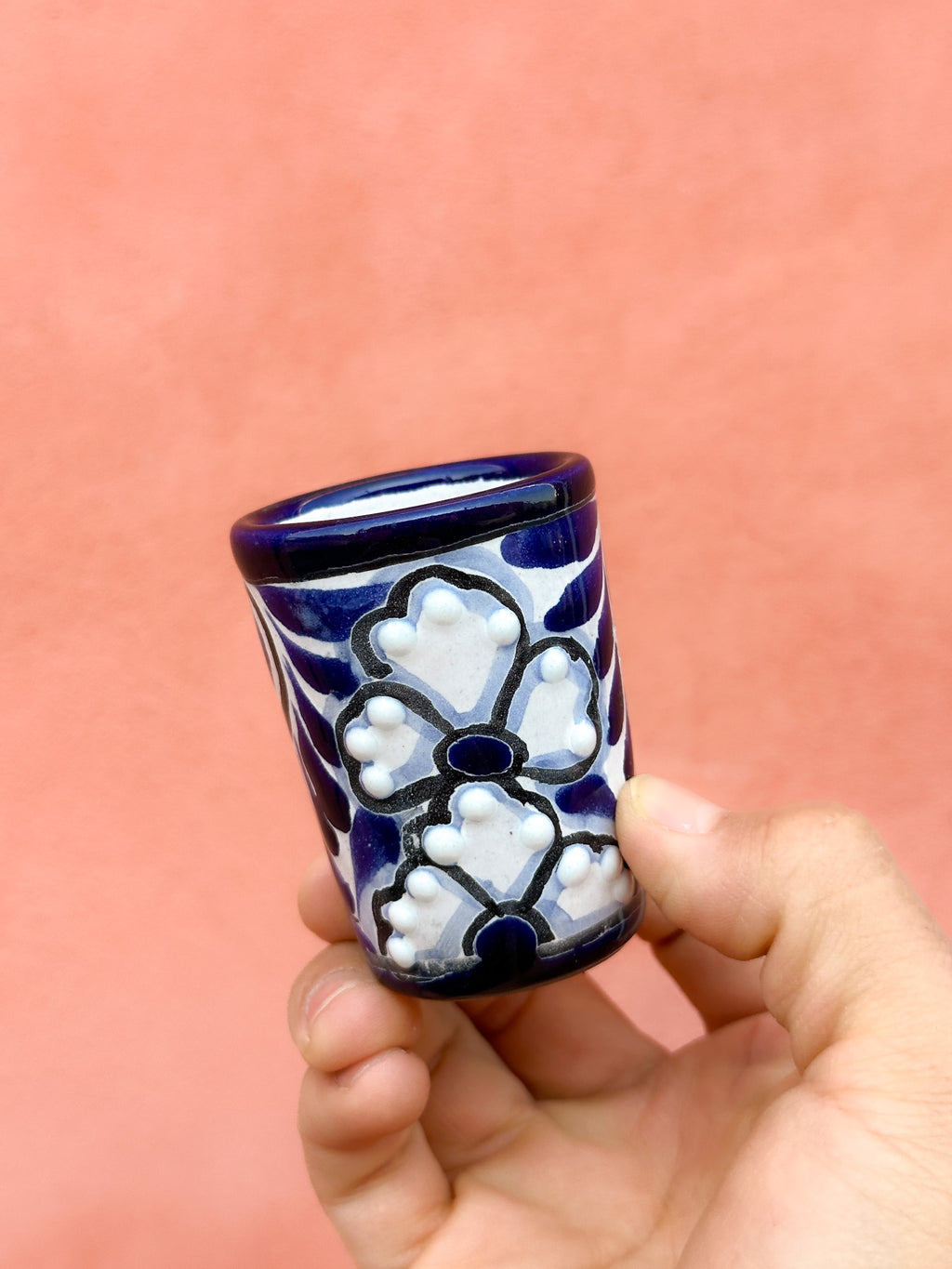 PRE-ORDER Colorful Talavera Shot Glass (SHIPS IN APPROX. 6-12 WEEKS)