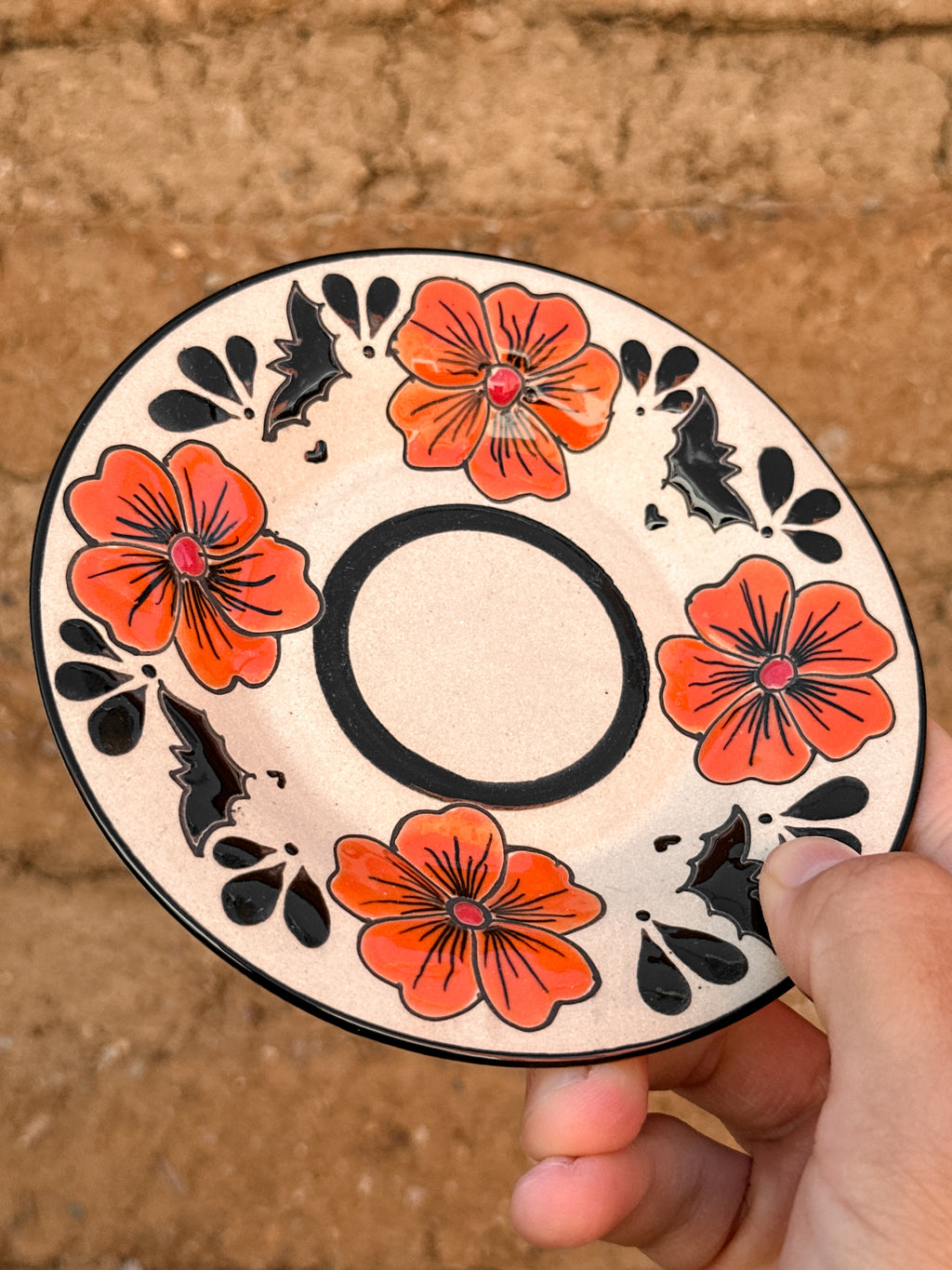 PRE-ORDER Bats and Flowers Mug And Plate Set (SHIPS IN APPROX. 6-12 WEEKS)