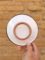 PRE-ORDER Black Talavera Dessert Plate (SHIPS IN APPROX. 6-12 WEEKS)