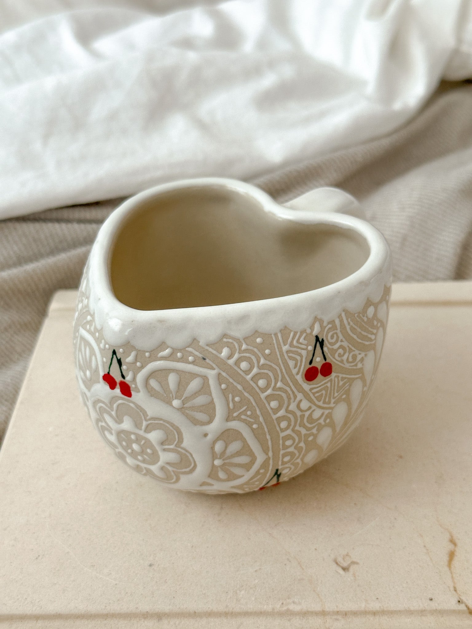 PRE-ORDER Cherry Mug (SHIPS IN APPROX. 6-12 WEEKS)