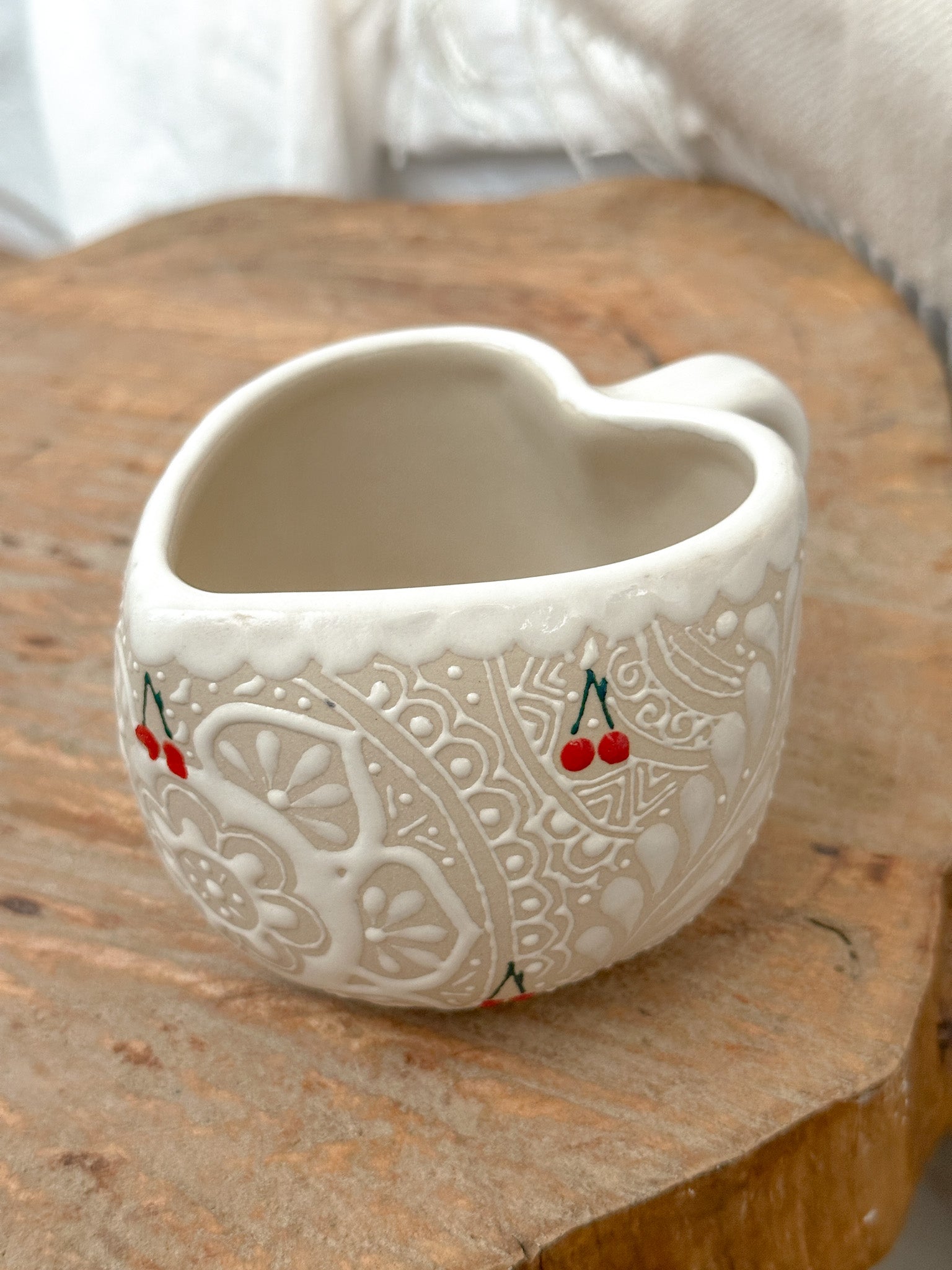 PRE-ORDER Cherry Mug (SHIPS IN APPROX. 6-12 WEEKS)