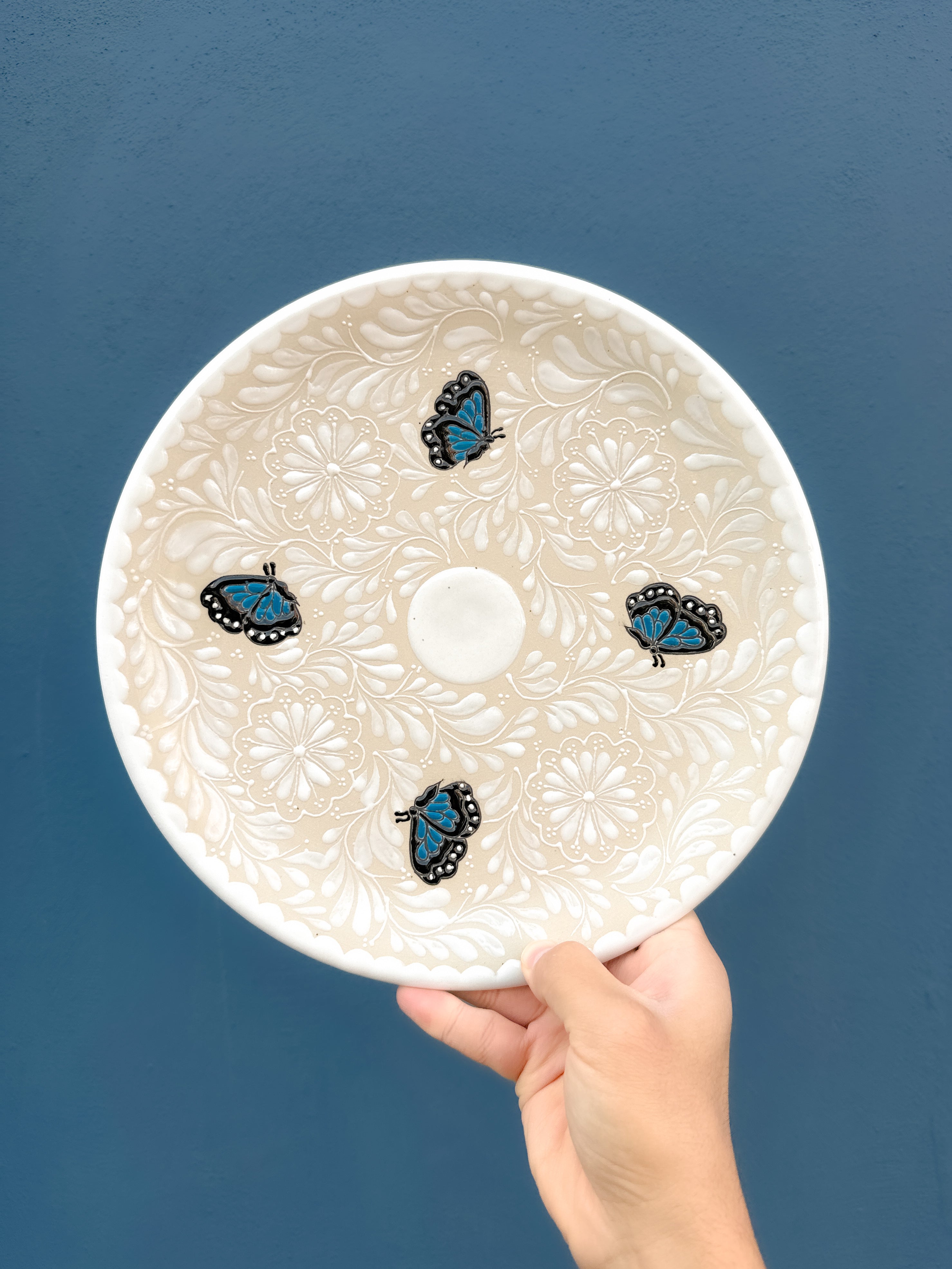 PRE-ORDER Monarca Butterflies Plate (SHIPS IN APPROX. 6-12 WEEKS)