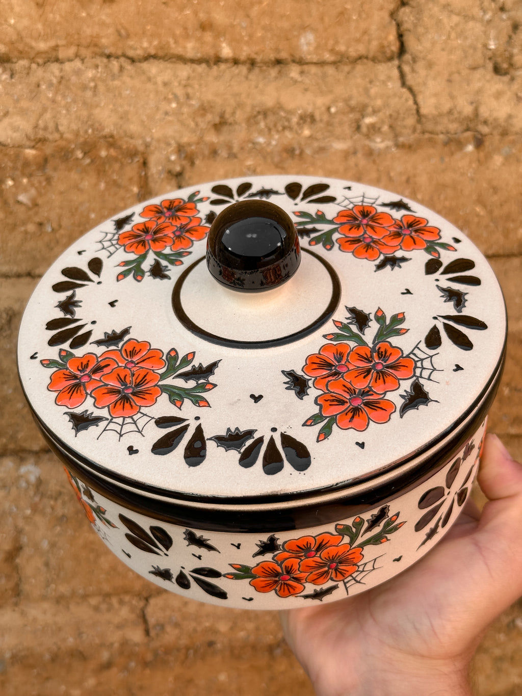 PRE-ORDER Bats and Flowers Tortillero (SHIPS IN APPROX. 6-12 WEEKS)
