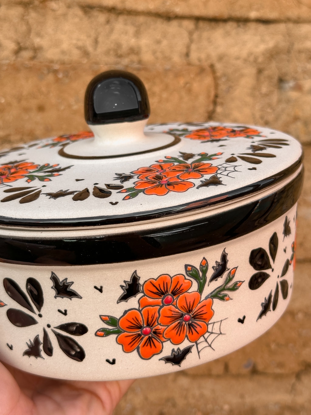PRE-ORDER Bats and Flowers Tortillero (SHIPS IN APPROX. 6-12 WEEKS)