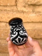 PRE-VENTA Salero de Talavera Negro (ENVÍO EN APROX. 6-12 SEMANAS)
