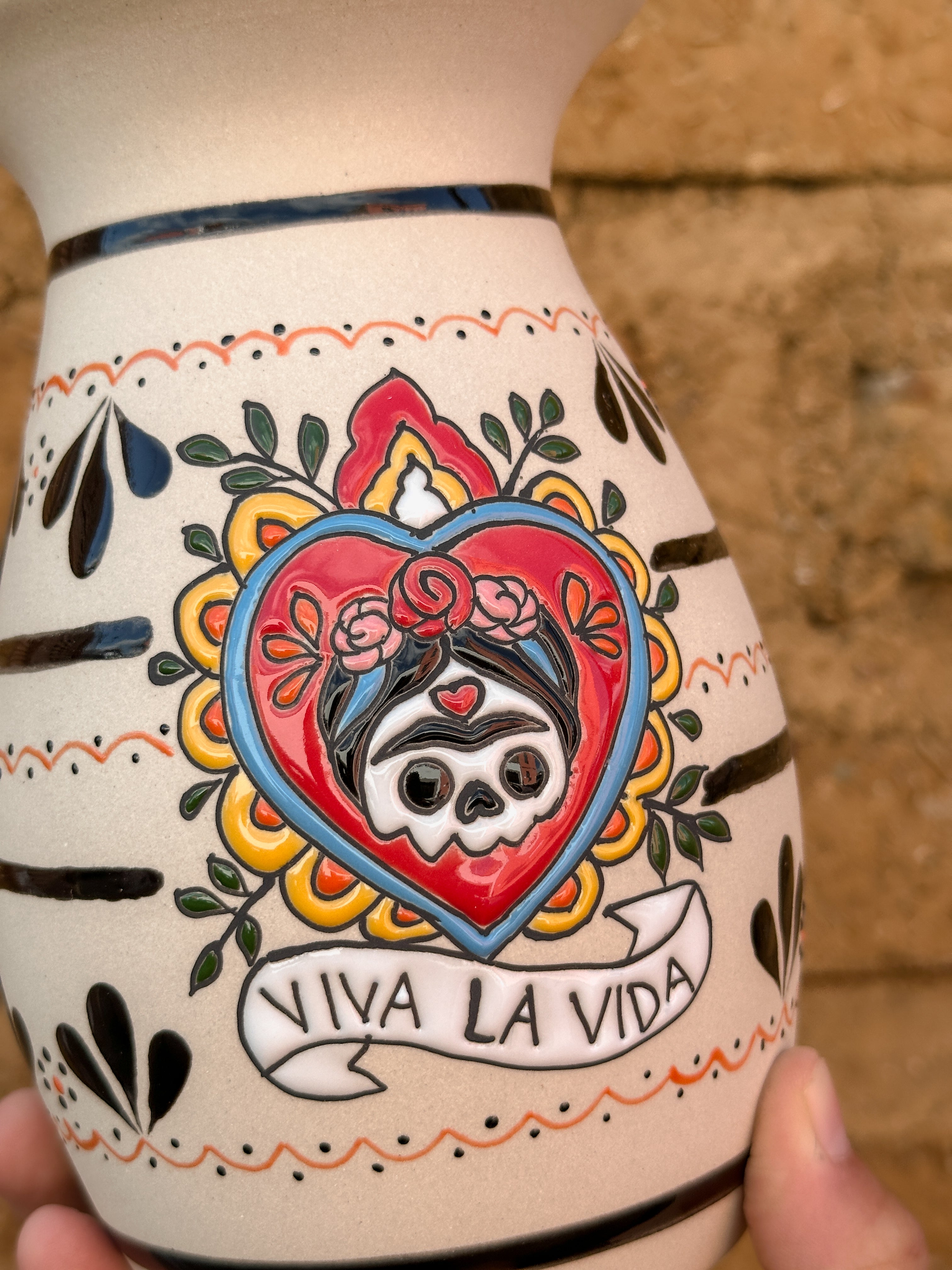 PRE-ORDER Viva La Vida Flower Vase (SHIPS IN APPROX. 6-12 WEEKS)
