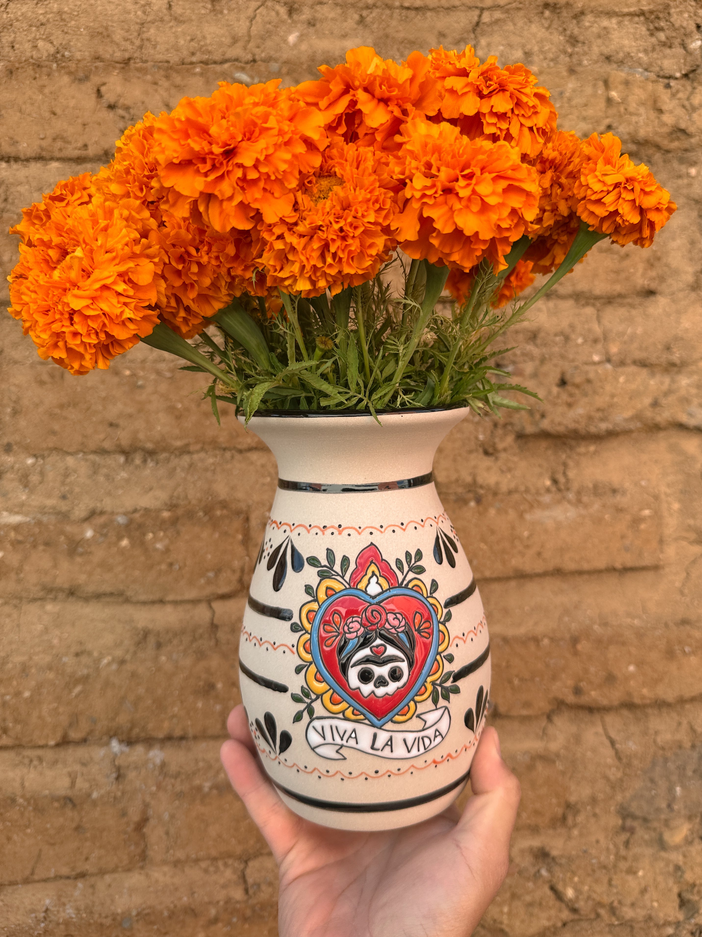 PRE-ORDER Viva La Vida Flower Vase (SHIPS IN APPROX. 6-12 WEEKS)