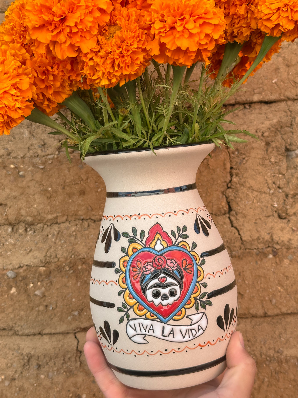 PRE-ORDER Viva La Vida Flower Vase (SHIPS IN APPROX. 6-12 WEEKS)
