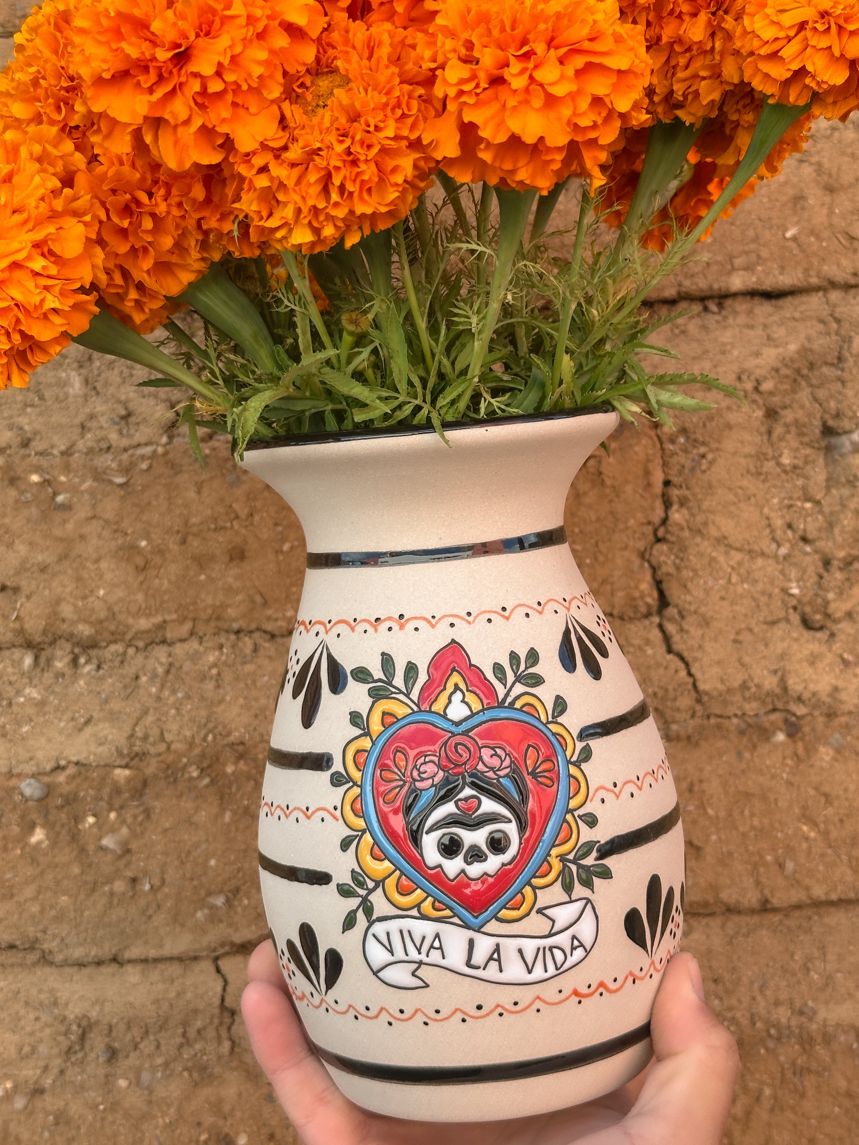 PRE-ORDER Viva La Vida Flower Vase (SHIPS IN APPROX. 6-12 WEEKS)