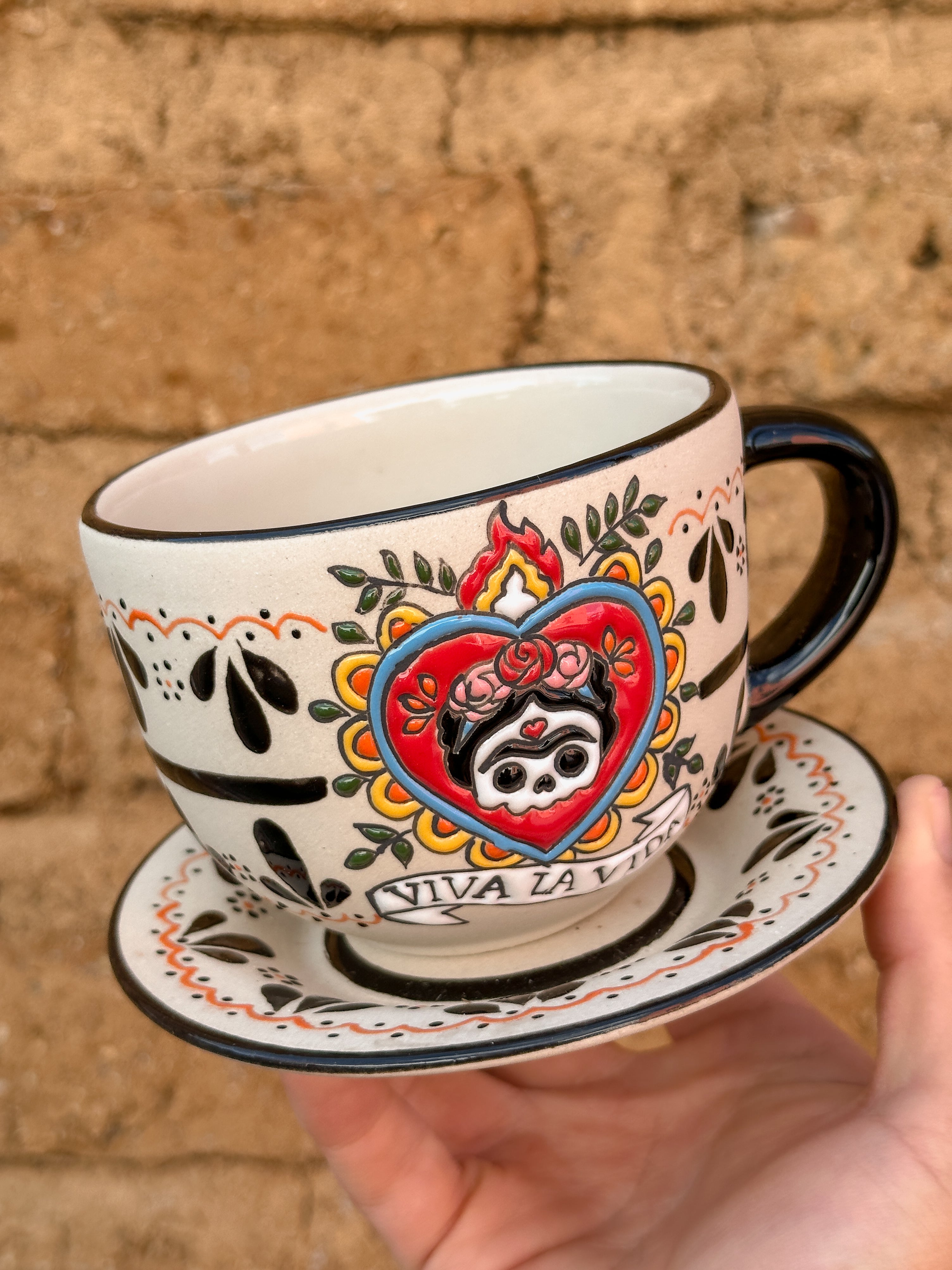 PRE-ORDER Viva La Vida Mug And Plate Set (SHIPS IN APPROX. 6-12 WEEKS)