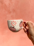 PRE-ORDER Pink Pumpkin Mug (SHIPS IN APPROX. 6-12 WEEKS)