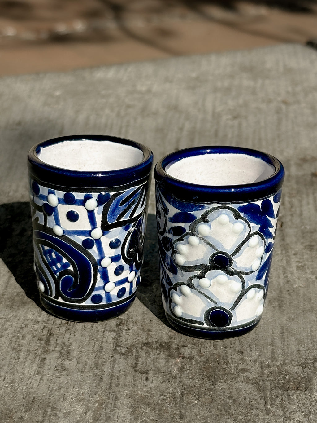 PRE-ORDER Colorful Talavera Shot Glass (SHIPS IN APPROX. 6-12 WEEKS)