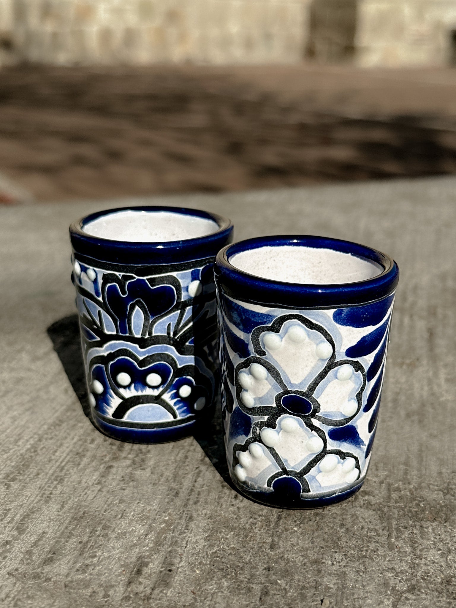 PRE-ORDER Colorful Talavera Shot Glass (SHIPS IN APPROX. 6-12 WEEKS)