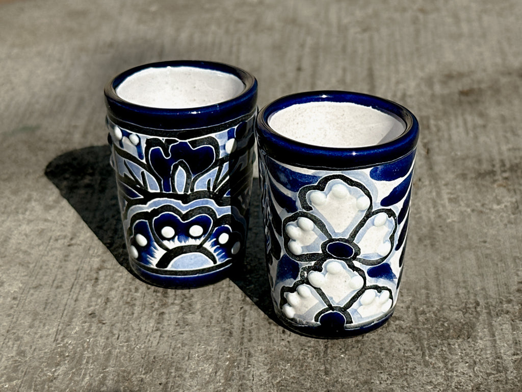 PRE-ORDER Colorful Talavera Shot Glass (SHIPS IN APPROX. 6-12 WEEKS)