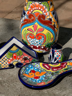 PRE-ORDER Colorful Talavera "Mi Casita" Set (SHIPS IN APPROX. 6-12 WEEKS)