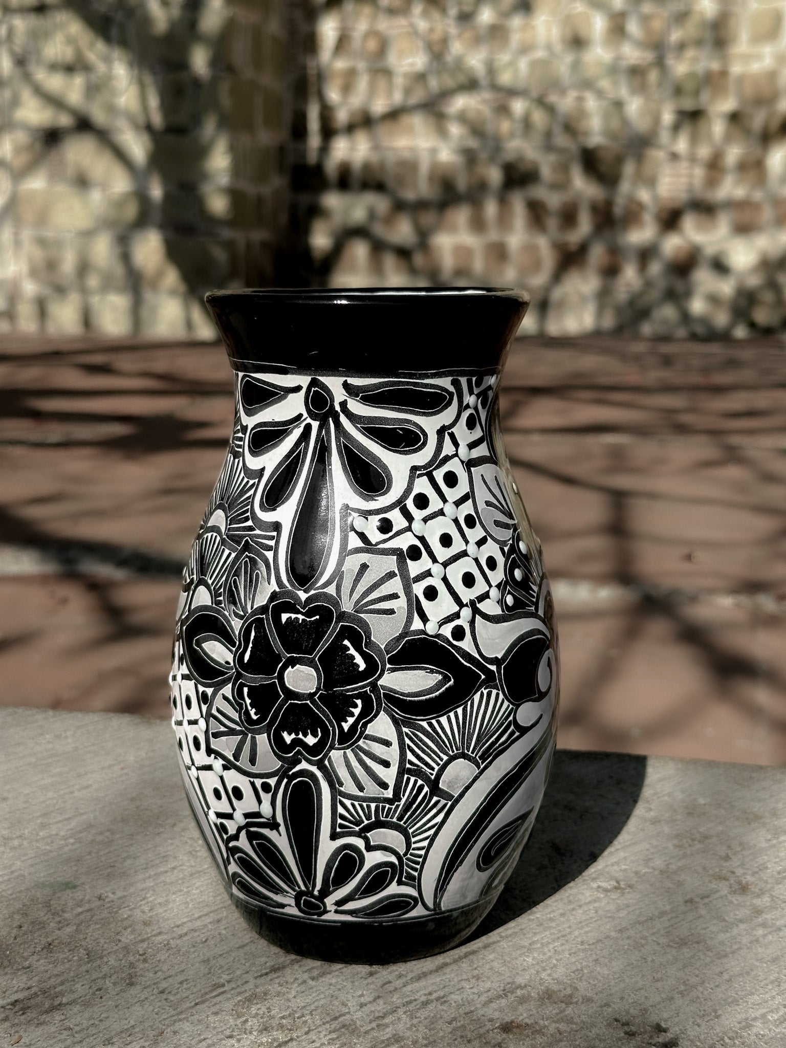 PRE-ORDER Black Talavera "Mi Casita" Set (SHIPS IN APPROX. 6-12 WEEKS)