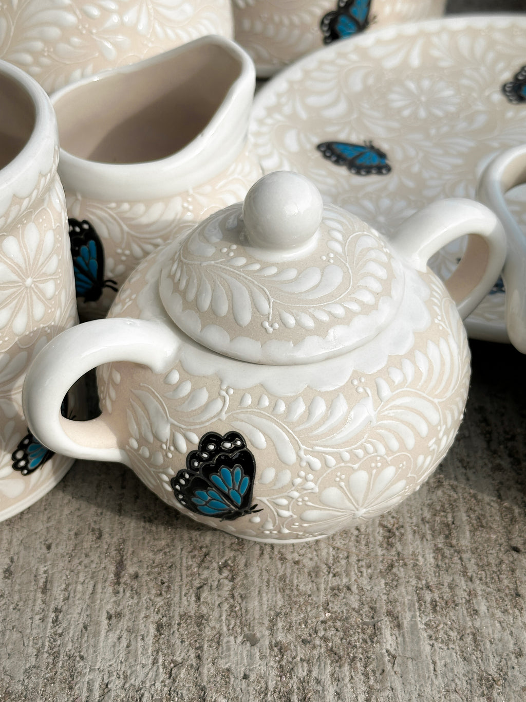 PEDIDO ANTICIPADO Azucarero Mariposas Azules (ENVÍO EN APROX. 6-12 SEMANAS)