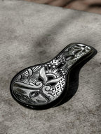 PRE-ORDER Black Talavera Spoon Rest (SHIPS IN APPROX. 6-12 WEEKS)