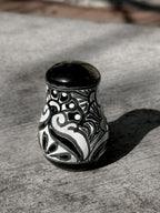 PRE-VENTA Salero de Talavera Negro (ENVÍO EN APROX. 6-12 SEMANAS)