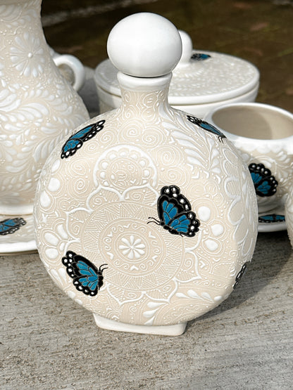 PRE-ORDER Monarca Butterflies Liquor Decanter (SHIPS IN APPROX. 6-12 WEEKS)