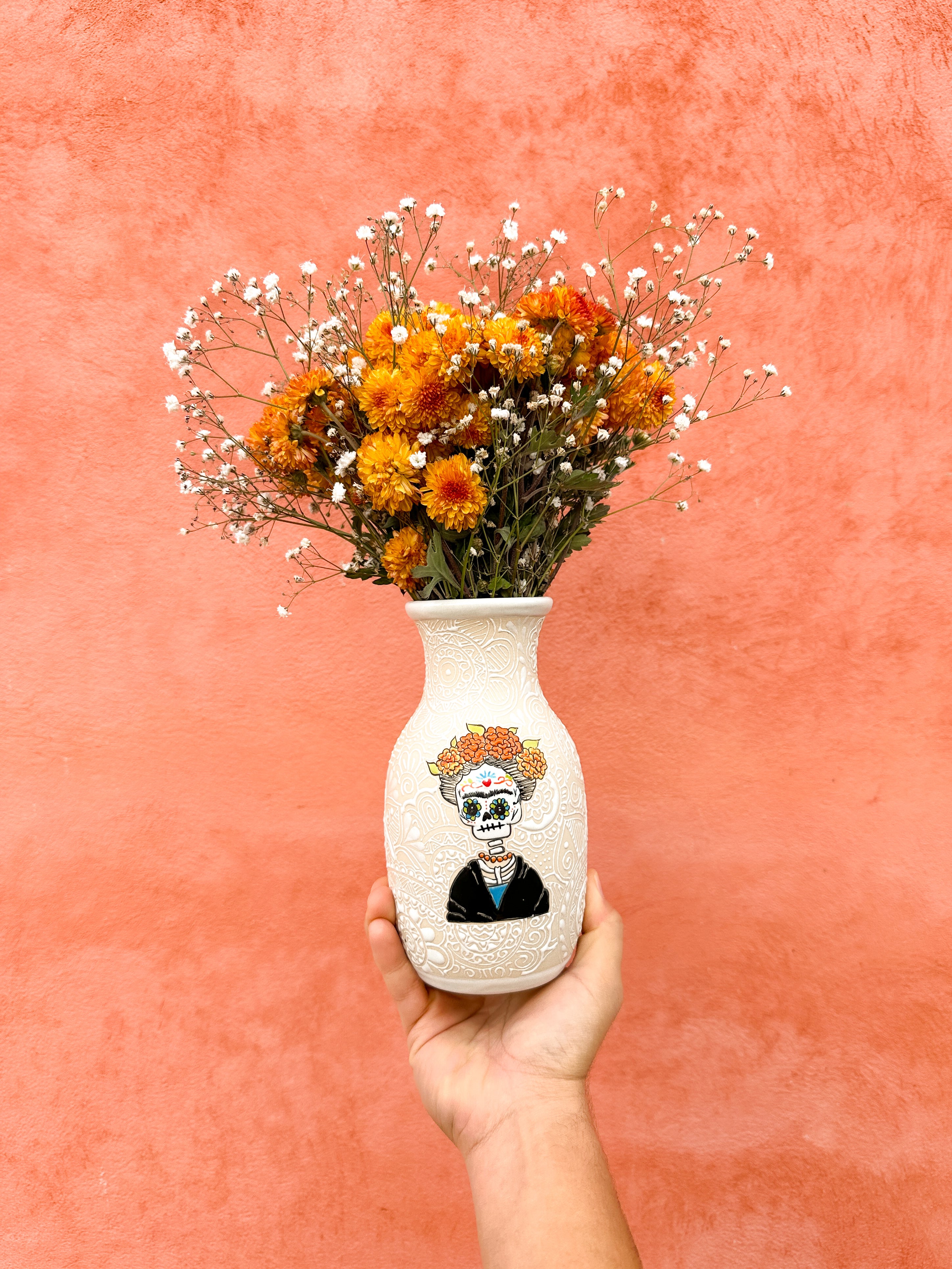 PRE-ORDER Catrina Flower Vase (SHIPS IN APPROX. 6 - 14 WEEKS)