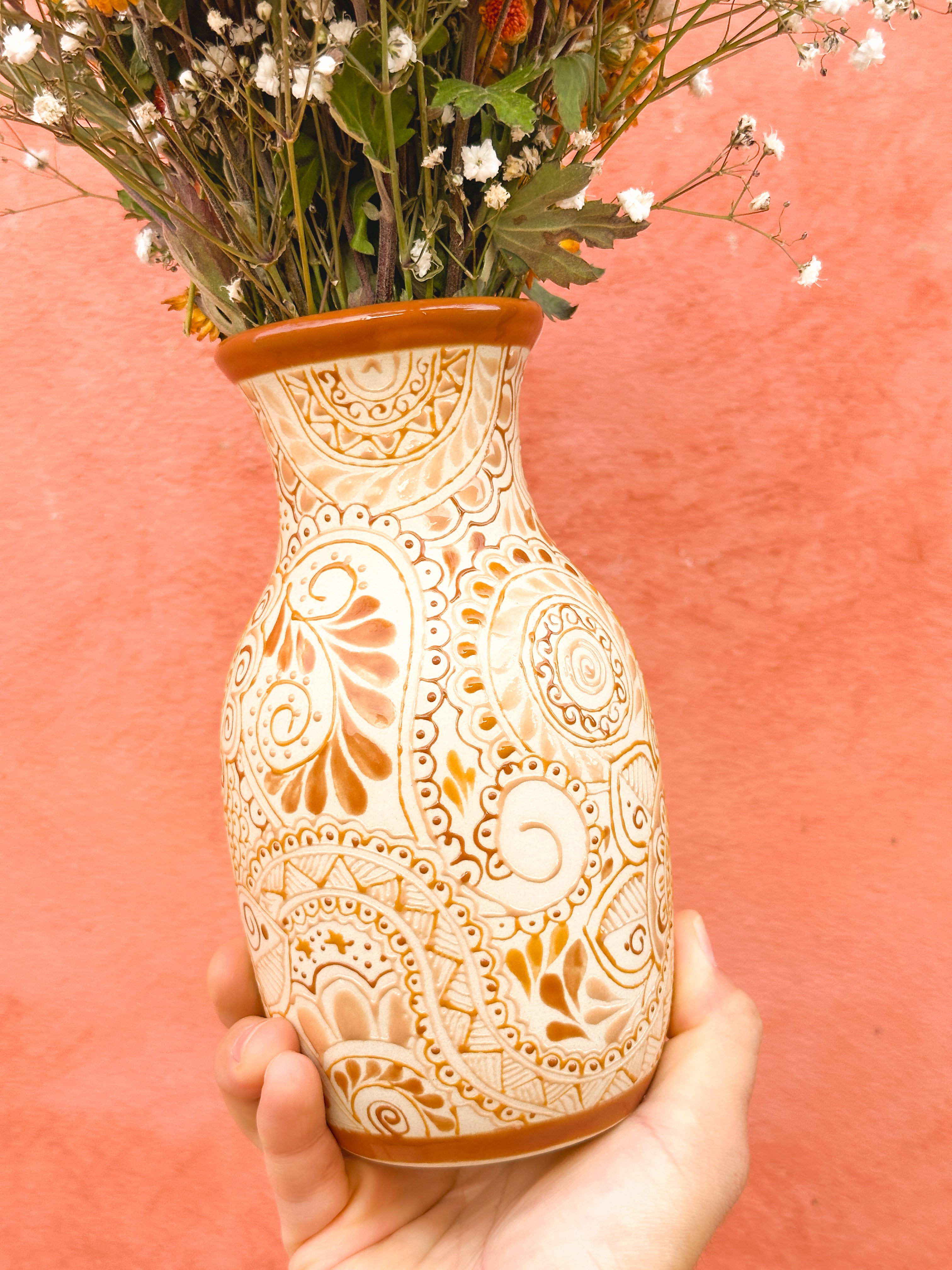 PRE-ORDER Catrina Flower Vase (SHIPS IN APPROX. 6 - 14 WEEKS)