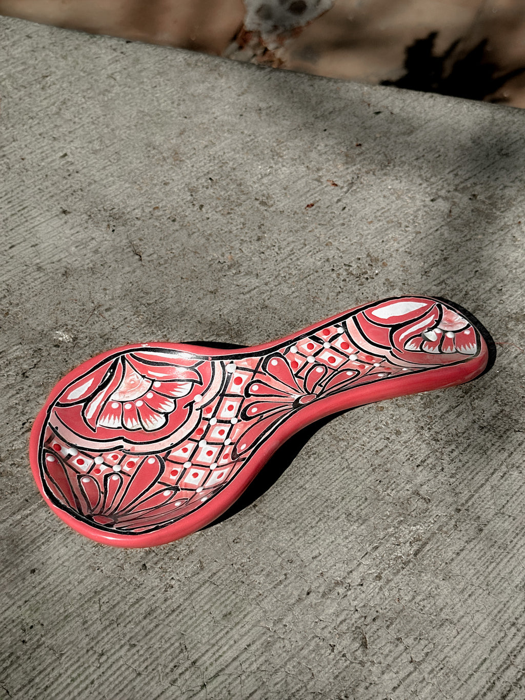 PRE-VENTA Apoyacucharas Talavera Rosa (ENVÍO EN APROX. 6-12 SEMANAS)