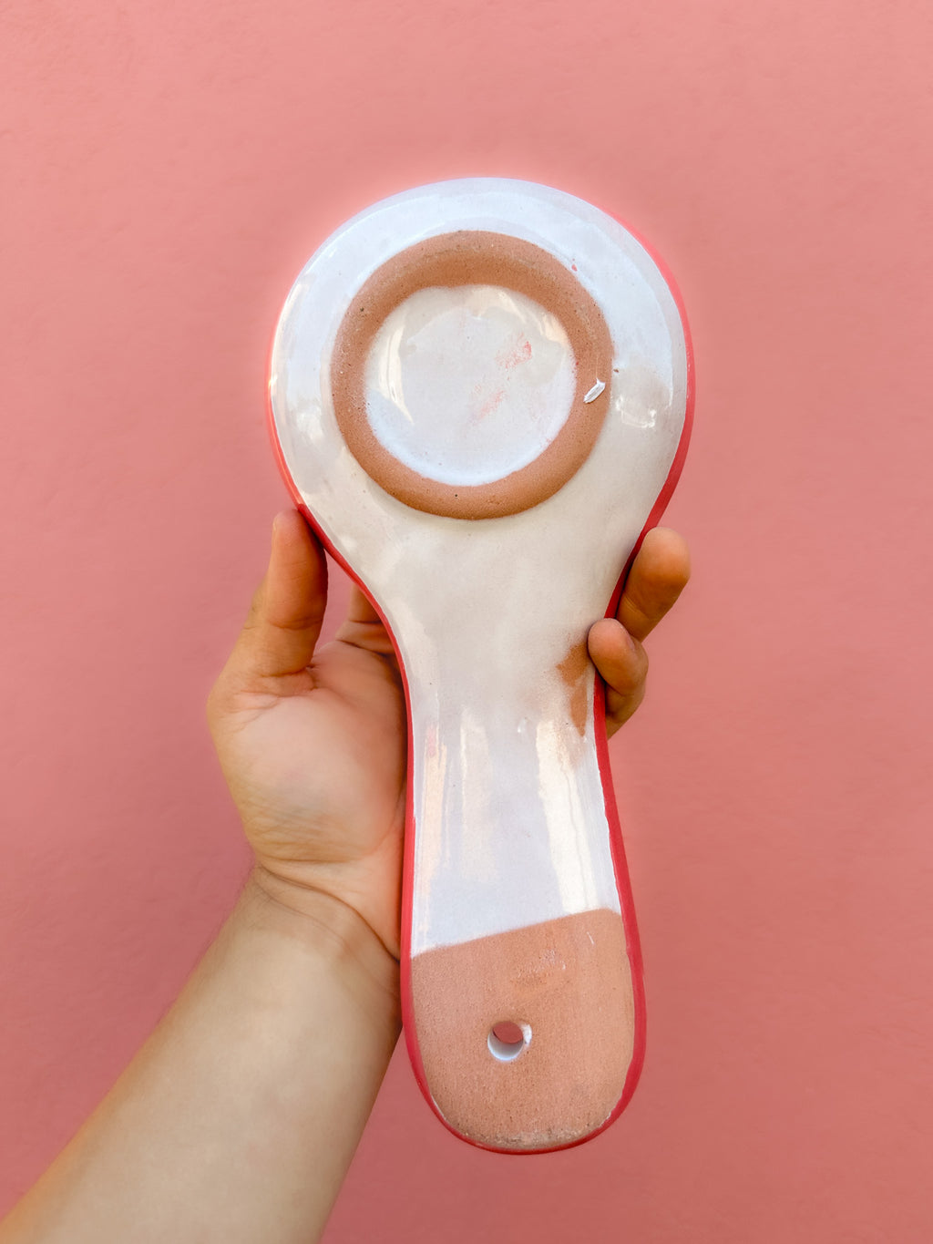 PRE-VENTA Apoyacucharas Talavera Rosa (ENVÍO EN APROX. 6-12 SEMANAS)