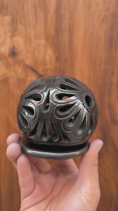 Black Clay Cone Incense Holder