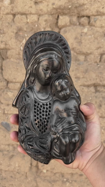 Virgin Mary and Baby Jesus Wall Decor