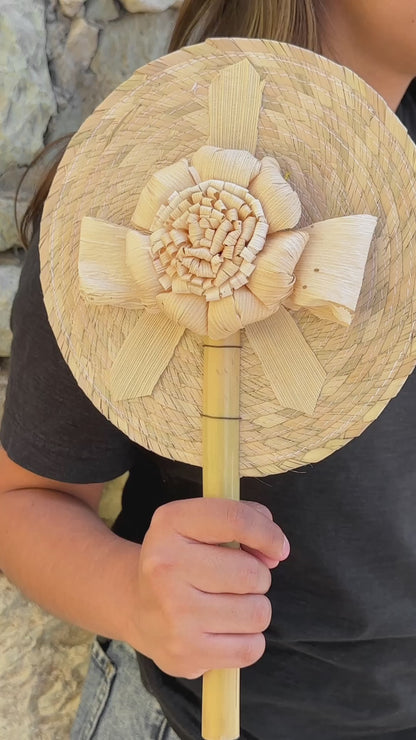 Mexican Floral Hand Fan