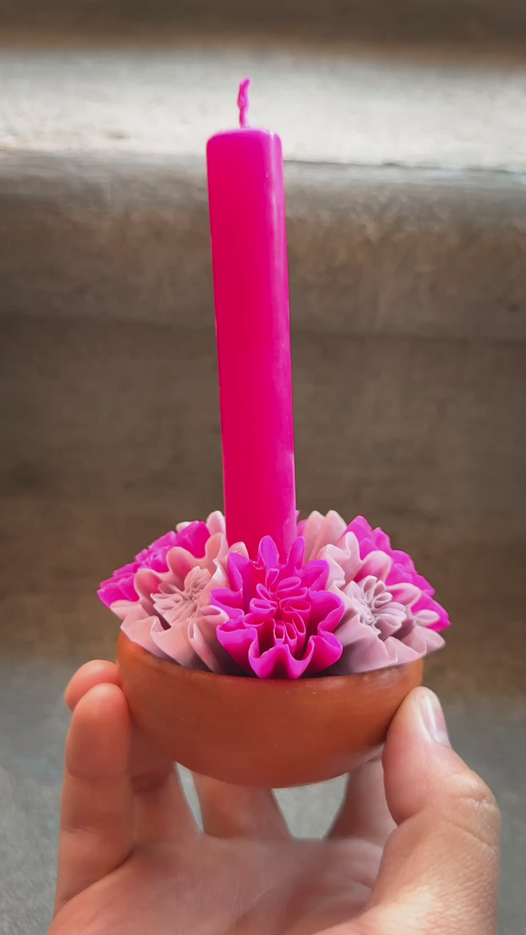 Leslie Small Beeswax Candle