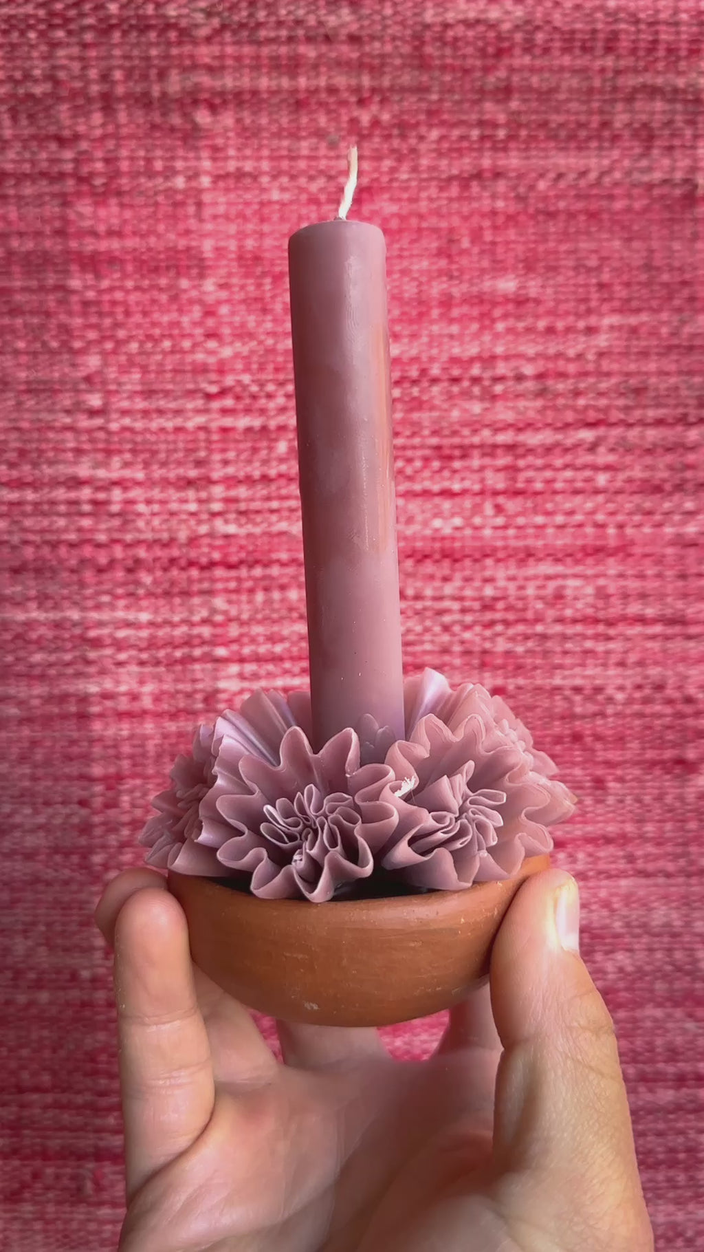 Leslie Small Beeswax Candle