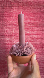 Leslie Small Beeswax Candle