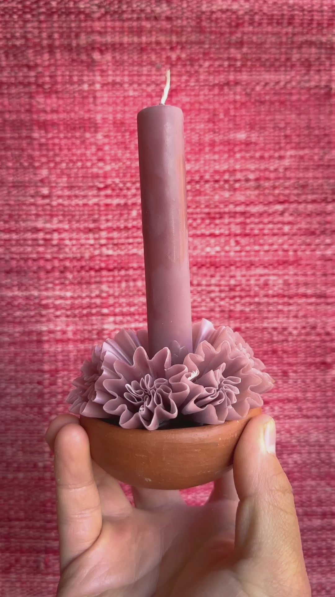 Leslie Small Beeswax Candle